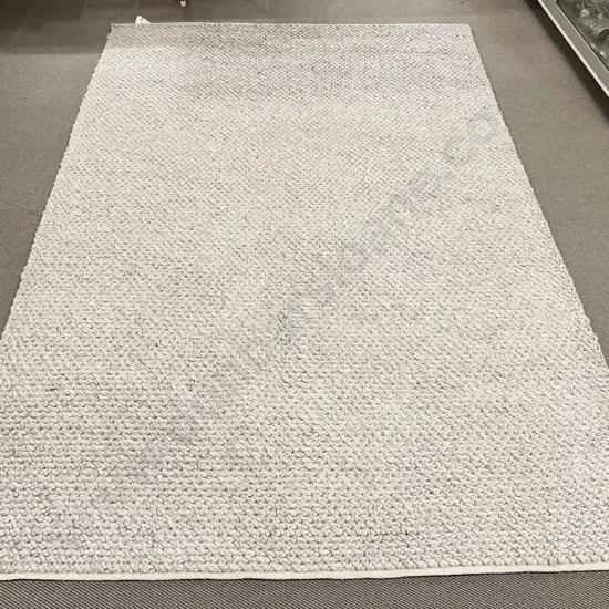 Large Modern Woollen Knotted Floor Rug