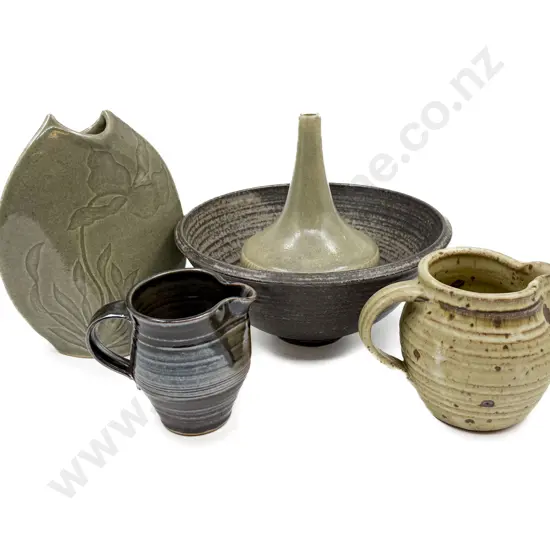 Five Pieces NZ Pottery