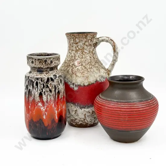 Three German Mid Century Ceramics
