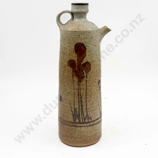 NZ Pottery Elongated Flagon