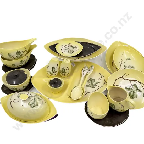 Quantity of Yellow Glazed Carlton Ware