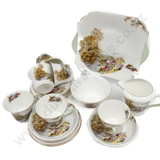 Shelley Landscape Pattern Teaset