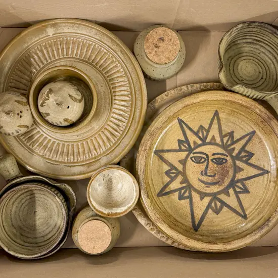 Box of Mixed Pottery