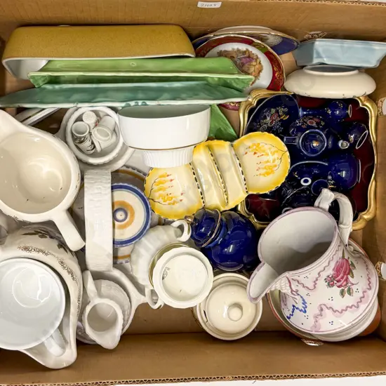 Box of Assorted China