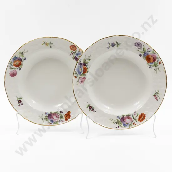 Pair Mid C9th English Porridge Plates