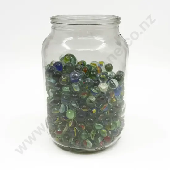 Glass Jar of Marbles