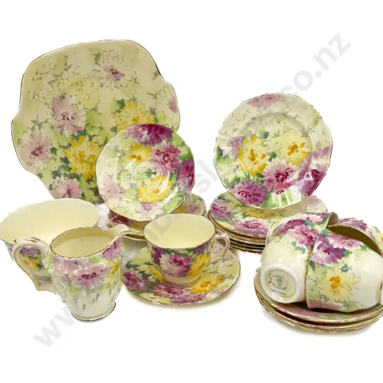 Crown Staffordshire Floral Teaset