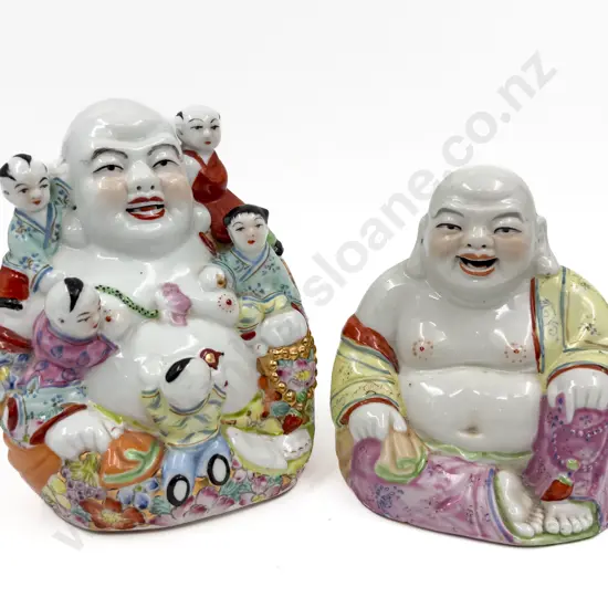 Two Small Modern Buddha Figures