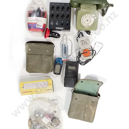 Quantity of Electrical Gear & Vintage Phone