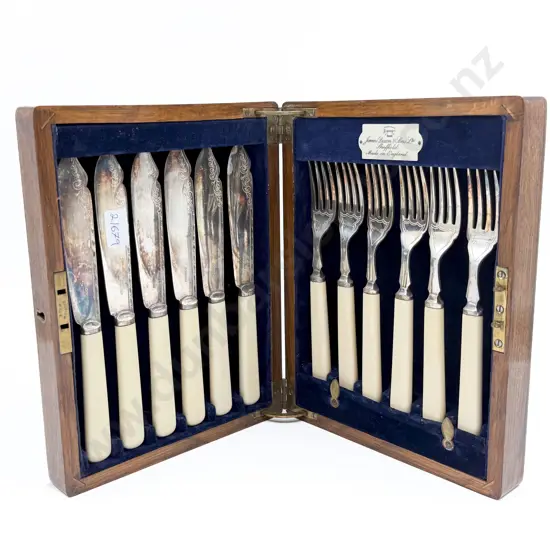 James Dixon & Sons Ltd Cased Boned Handled Fish Service