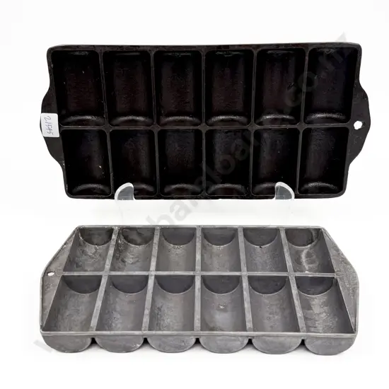 Two Cast Metal Gem Irons