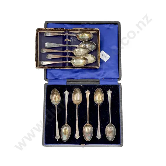 Cased Set S/S Coffee Spoons & Boxed S/S Set