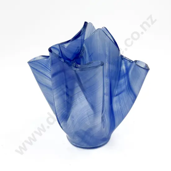 Signed Art Glass Vase (A/F)