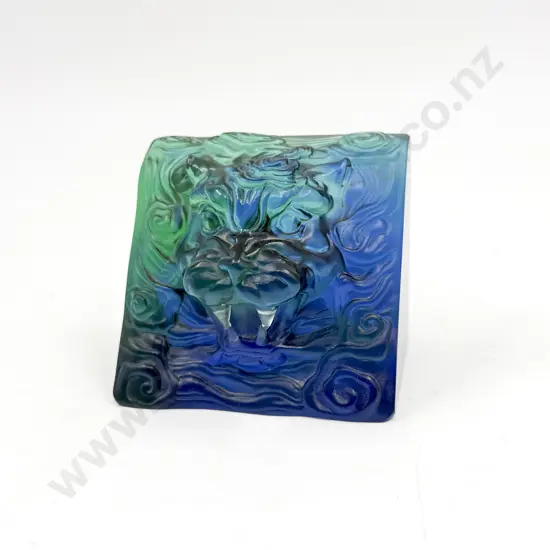 Cast Glass Paperweight