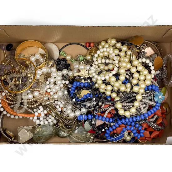 Box of Assorted Costume Jewellery