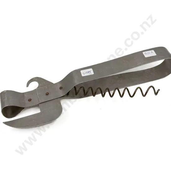 Oversized Metal Tin Opener in the Style of Curtis Jere