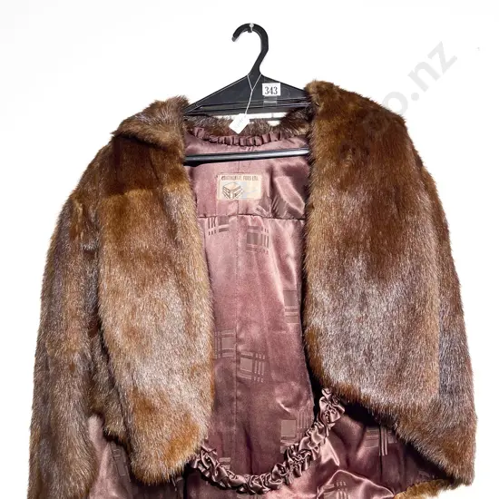 Mink Fur Shoulder Cape