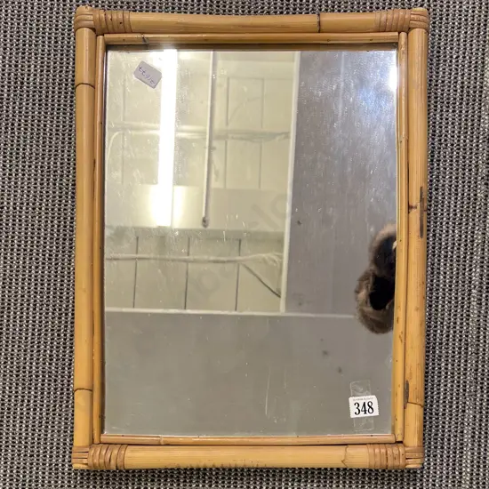 Bamboo Framed Vanity Wall Mirror