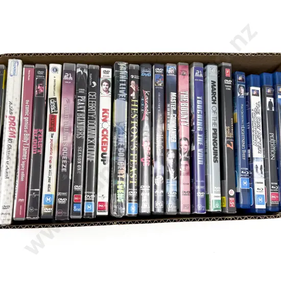 Quantity of DVDs
