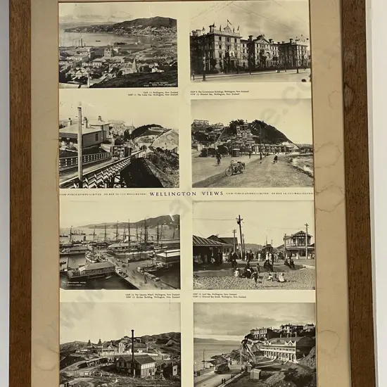 Framed Display Wellington Historic Photos (Reproduction)
