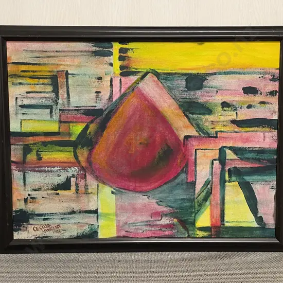 Cecilia Vincent - Untitled Abstract - Acrylic on Canvas