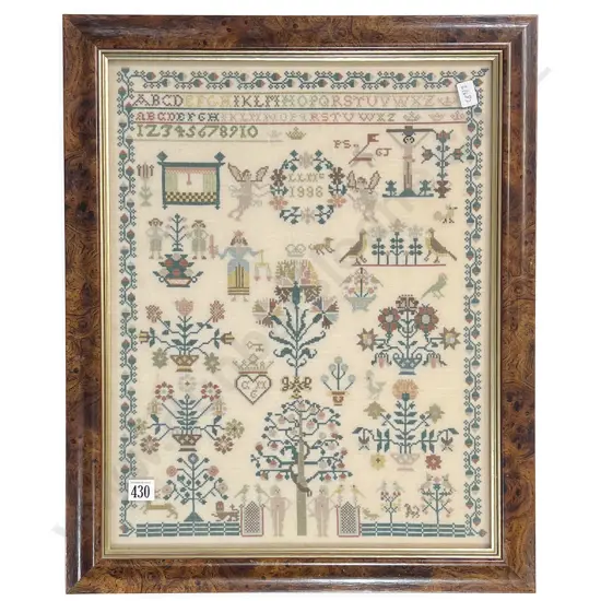 Traditional Style Sampler Dated 1996