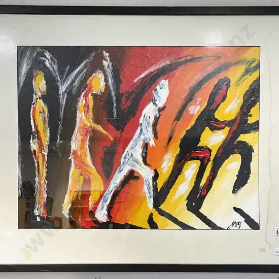 Untitled Abstract - Oil on Canvasboard