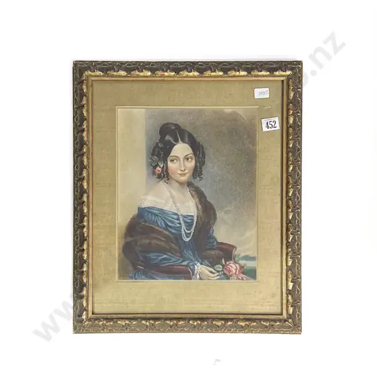 Framed Victorian Style Reproduction Print