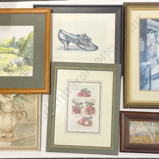 Box of Assorted Prints & Originals