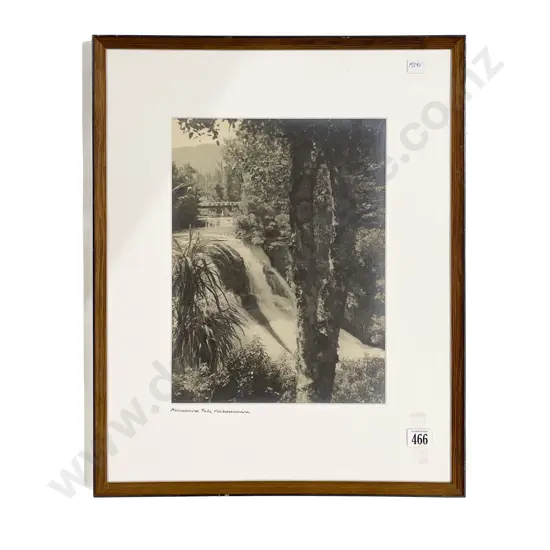 "Aniwaniwa Falls Waikaremoana" - Silver Gelatin Print
