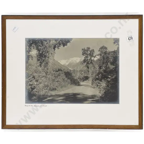 "Road to the Glaciers Westland" - Silver Gelatin Print