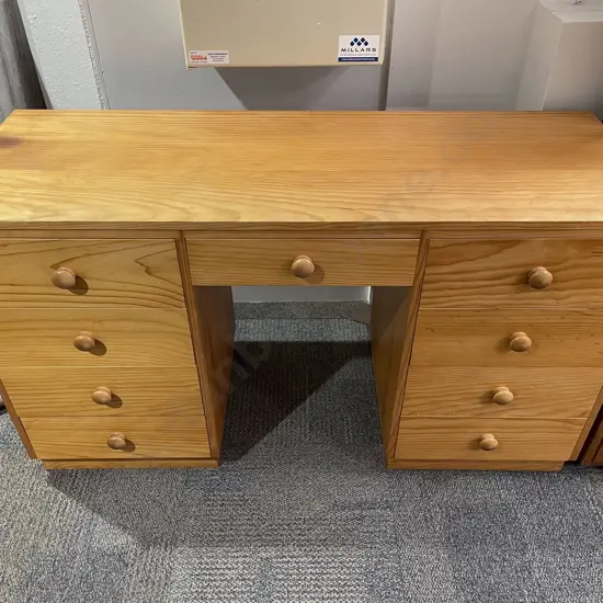 Pine Knee Hole Desk