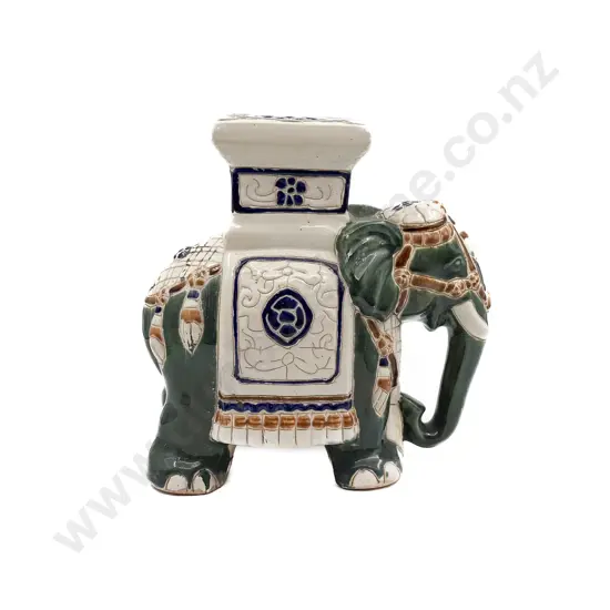 Ceramic Elephant Display Stand
