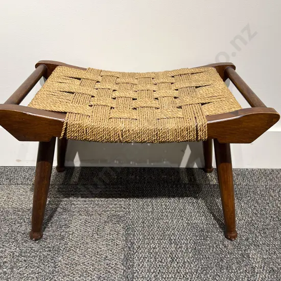 Seagrass Stained Stool