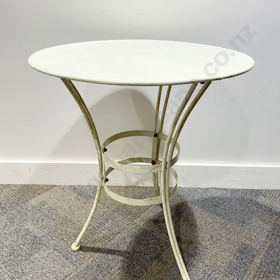 French Metal Café Table