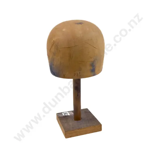 Vintage Wooden Hat Mould