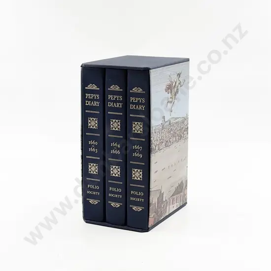 The Folio Society Three Volume Boxed Set of Pepys Diary