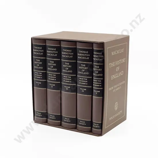 Thomas Babington Macaulay - Five Volume Boxed Set of The History of England From the Accession of James II