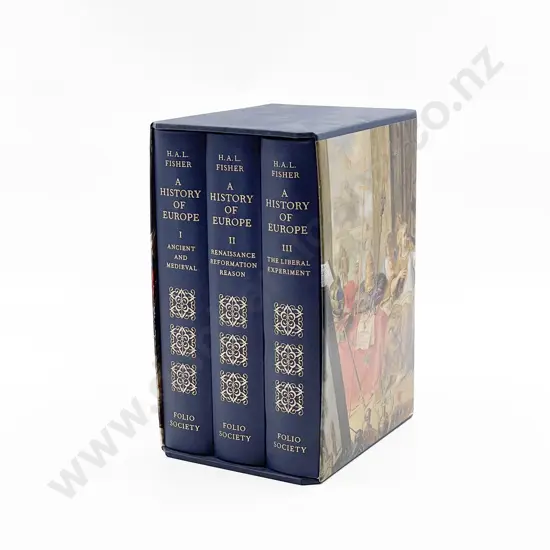 H. A. L. Fisher - Three Volume Boxed Set of  A History of Europe