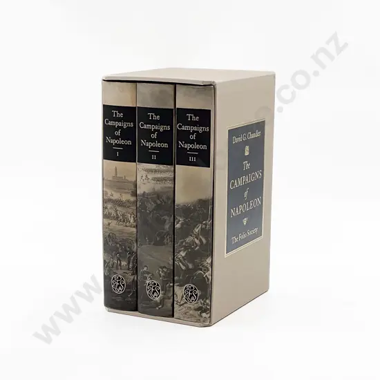 David G. Chandler Three Volume Boxed Set of The Campaigns of Napoleon