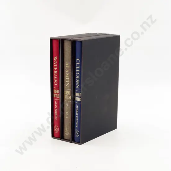 The Folio Society Three Volume Boxed Set of Great Battles
