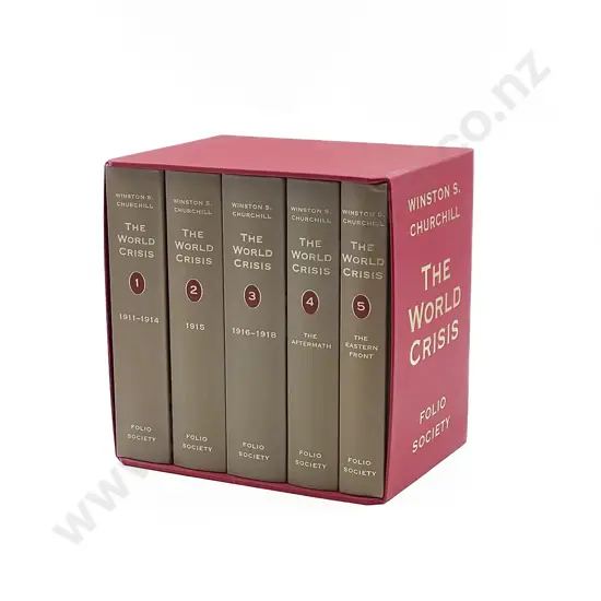 Winston S. Churchill Five Volume Boxed Set of The World Crisis