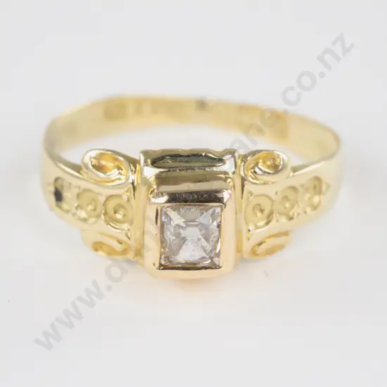 14ct Solitaire Diamond Ring