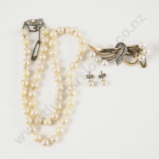 Single Strand Cultured Pearl Necklace