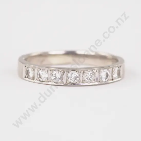 18ct Seven Stone Diamond Eternity Band Ring