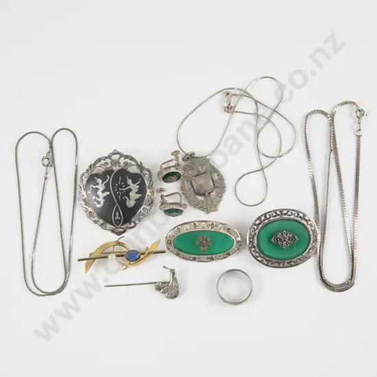 Collection of Assorted Sterling Silver Jewellery