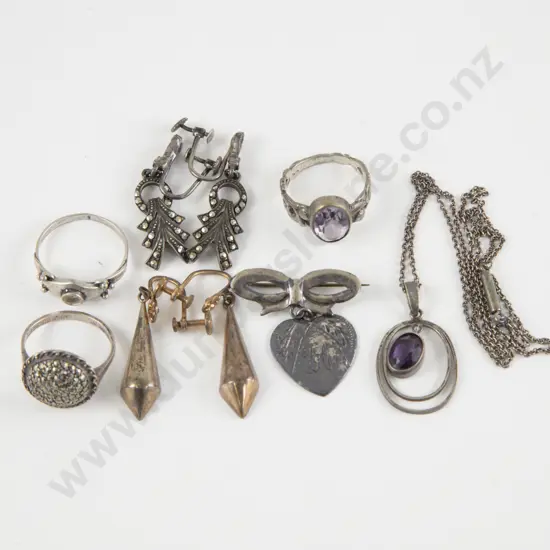 Collection of Assorted Sterling Silver Jewellery