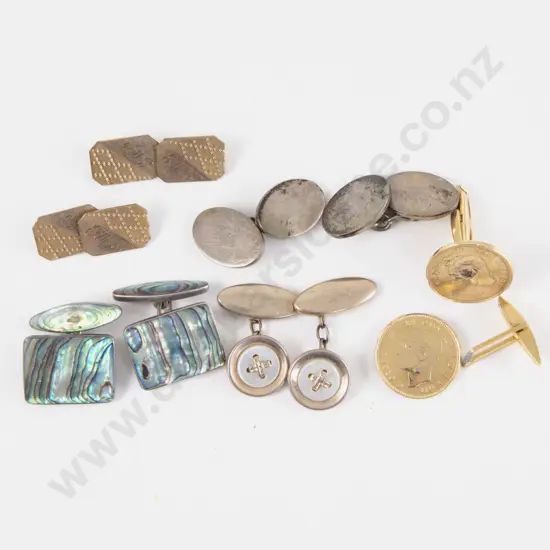 Five Pairs of Cuff Links