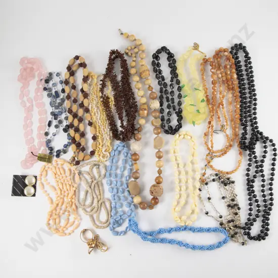 Collection of Beaded Necklaces and Costume Jewellery