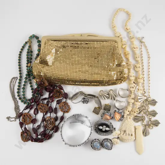 Collection of Assorted Costume Jewellery and Evening Purse